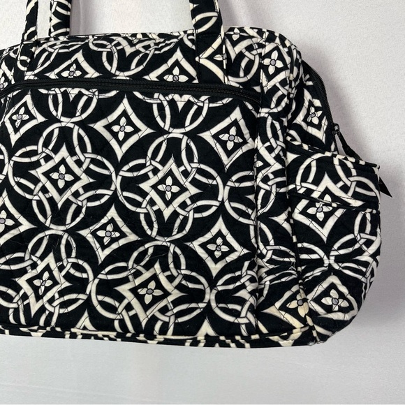 Vera Bradley Black & White Concerto Stroll Around Diaper Bag - Picture 10 of 11